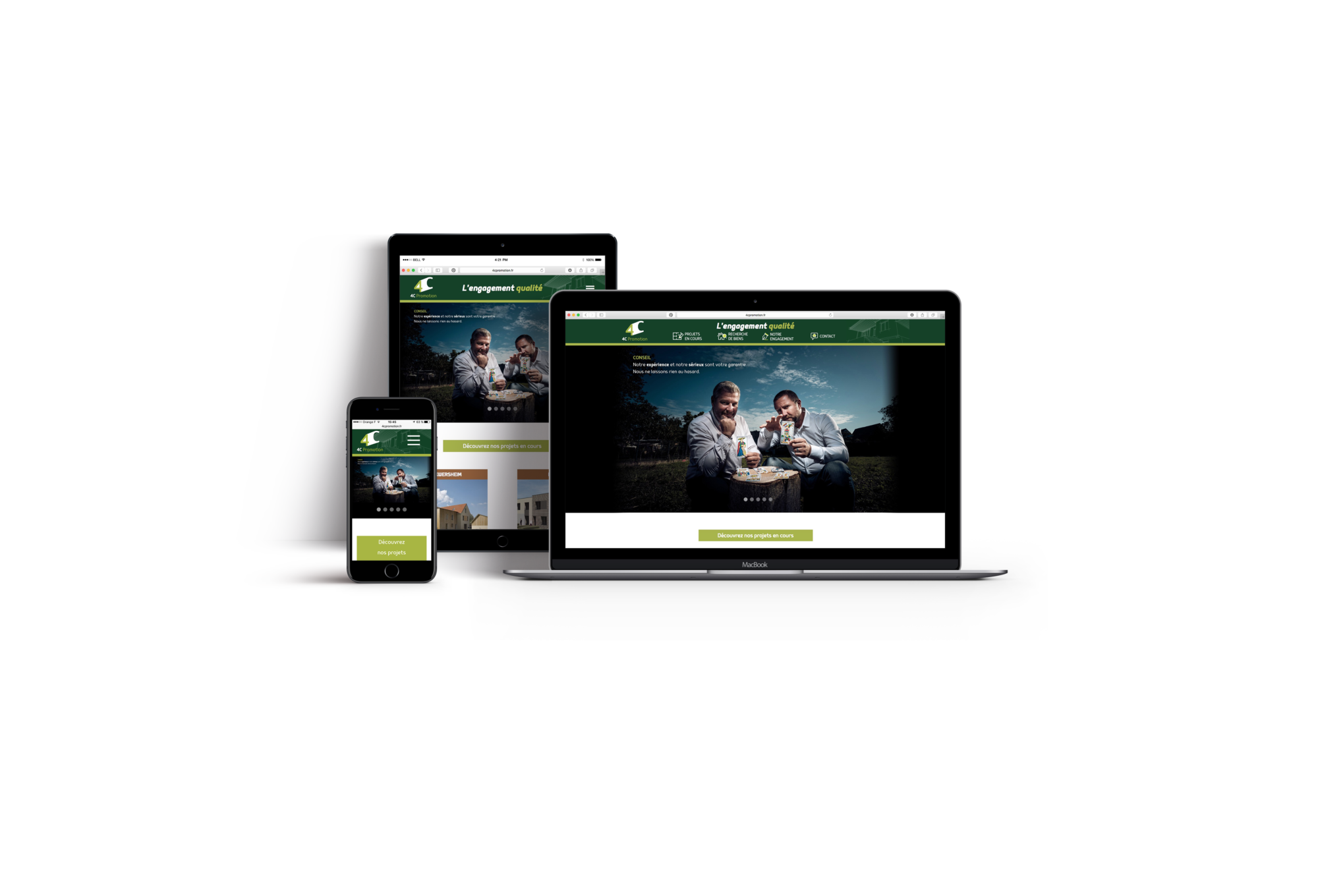 4C Promotion – Identité visuelle – logo – site web – Les Créatonautes