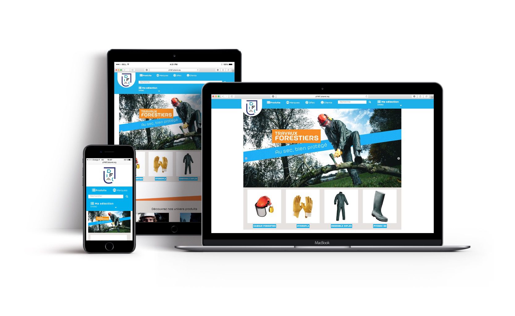 DIFAC – stratégie – catalogues – site web – stands – packaging – Les Créatonautes