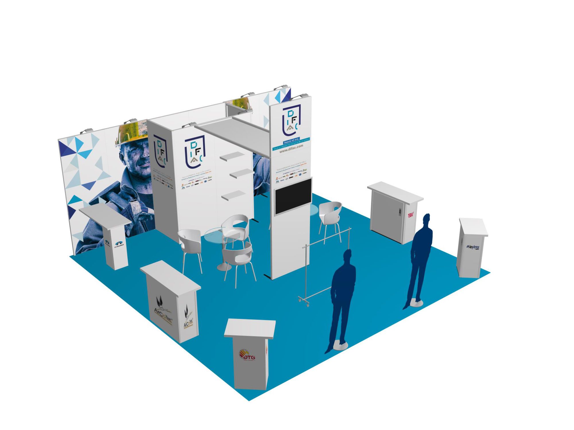 DIFAC – stratégie – catalogues – site web – stands – packaging – Les Créatonautes