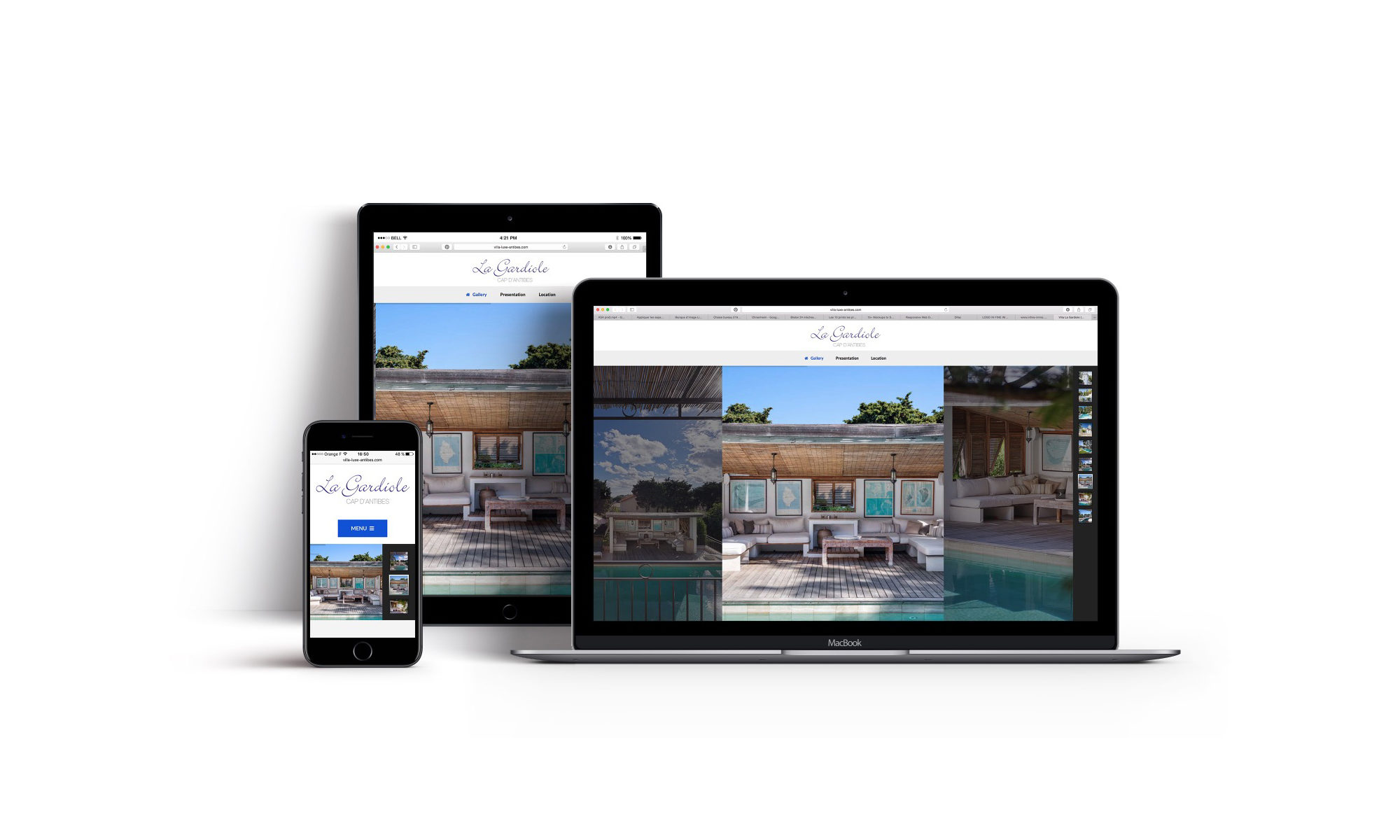 La Gardiole – Site web de location de villa de luxe – Les Créatonautes