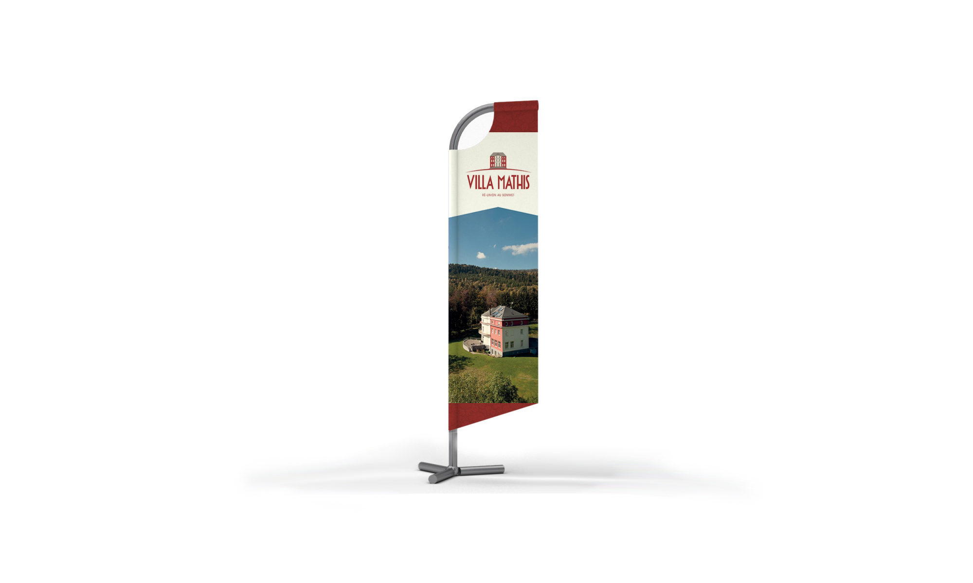 Villa Mathis – Flag – Rollup – Les Créatonautes
